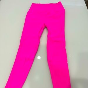 SPIRITUAL GANGSTER NEON PINK LEGGINGS